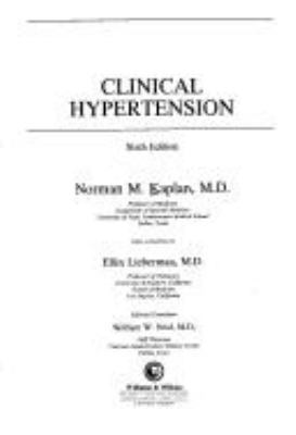 Clinical Hypertension 068304544X Book Cover