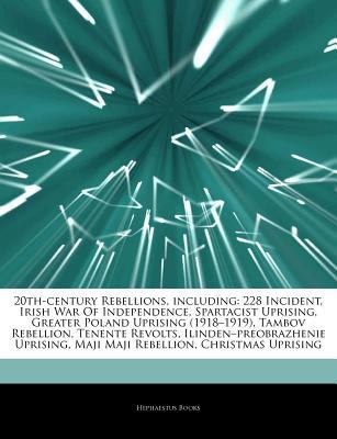 Paperback Articles on 20th-Century Rebellions, Including : 228 Incident, Irish War of Independence, Spartacist Uprising, Greater Poland Uprising (1918â¬ 1919), T Book