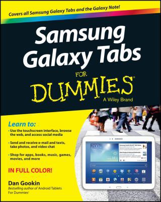 Samsung Galaxy Tabs For Dummies 1118772946 Book Cover