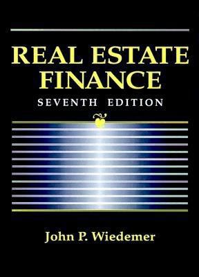 Real Estate Finance 0131855700 Book Cover