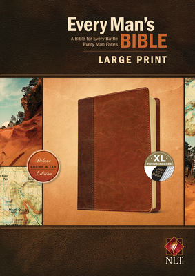 Every Man's Bible NLT, Large Print, Tutone [Large Print] 1496433580 Book Cover