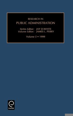 Research in Public Administration 0762305266 Book Cover