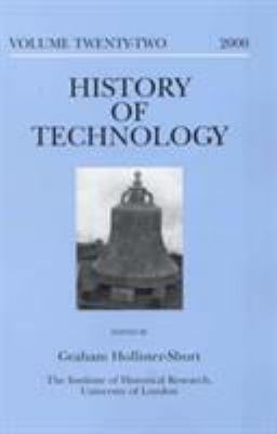 History of Technology Volume 22 0826453392 Book Cover
