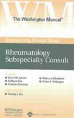 Rheumatology Subspecialty Consult 0781743710 Book Cover