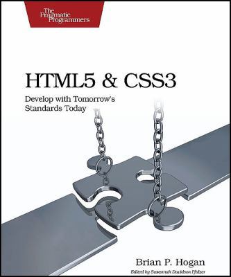 HTML5 and CSS3: Develop with Tomorrow's Standar... 1934356689 Book Cover