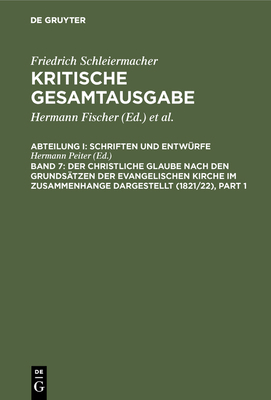 Der Christliche Glaube Nach Den Grundsätzen Der... [German] 3110075156 Book Cover