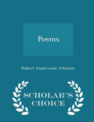 Poems - Scholar's Choice Edition 1297172469 Book Cover