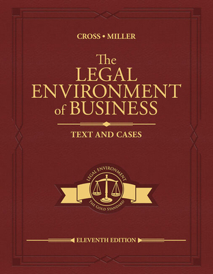 Bundle: The Legal Environment of Business: Text... 0357271246 Book Cover