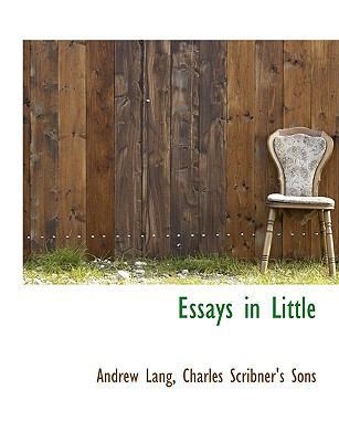 Essays in Little 1140071866 Book Cover