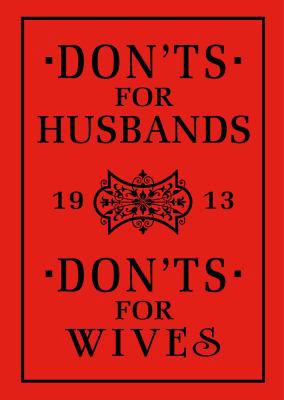 Donts for Husbands Wives 1408140438 Book Cover