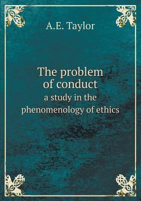 The problem of conduct a study in the phenomeno... 5518534906 Book Cover