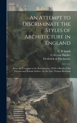 An Attempt to Discriminate the Styles of Archit... 102051356X Book Cover