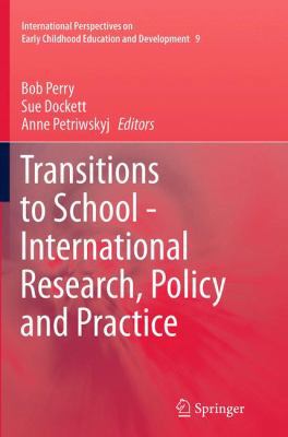 Transitions to School - International Research,... 9401779848 Book Cover