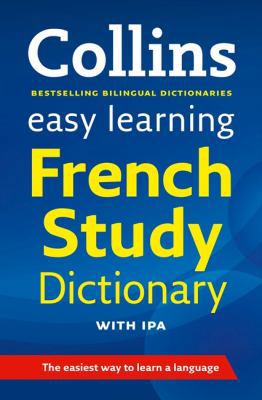 Easy Learning French Study Dictionary with IPA ... 0007266898 Book Cover