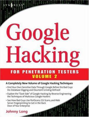 Google Hacking for Penetration Testers 1597491764 Book Cover