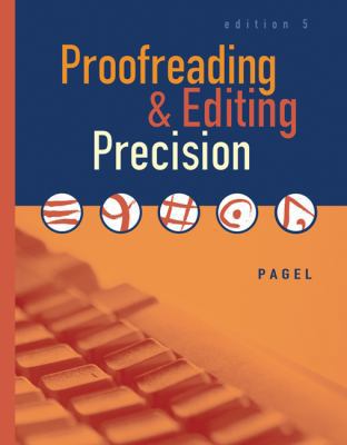 Proofreading & Editing Precision [With CDROM] 0538442484 Book Cover