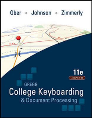 Gregg College Keyboarding & Document Processing... 125992114X Book Cover