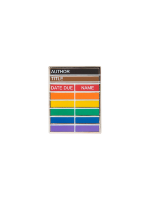 Library Card Pride Enamel Pin 0593274067 Book Cover