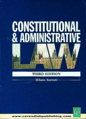 Constitutional and Administrative Law 1859415520 Book Cover
