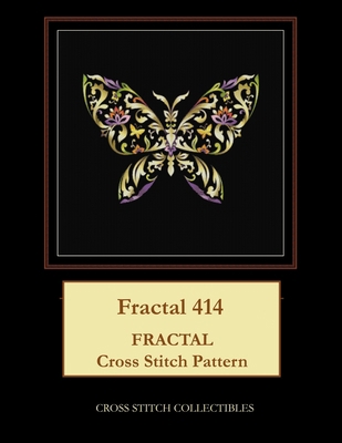 Fractal 414: Fractal Cross Stitch Pattern [Large Print] 1717109705 Book Cover