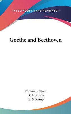 Goethe and Beethoven 1436687845 Book Cover