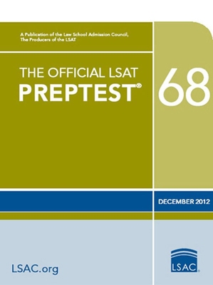The Official LSAT Preptest 68: Dec. 2012 LSAT 0984636072 Book Cover