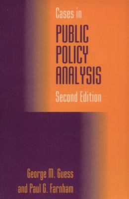 Cases in Public Policy Analysis, 2nd Edition 0878407685 Book Cover