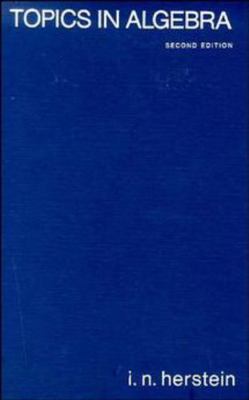 Topics in Algebra 0536010900 Book Cover