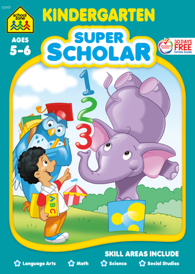 School Zone Kindergarten Super Scholar Workbook 1589470060 Book Cover