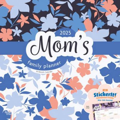 Mom's Family Planner 2025 12 X 24 Inch Monthly ... 1975478401 Book Cover