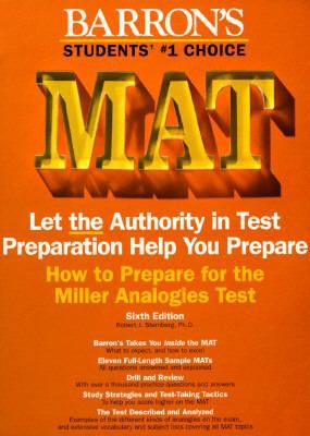 How to Prepare for the Mat Miller Analogies Test 0812017765 Book Cover