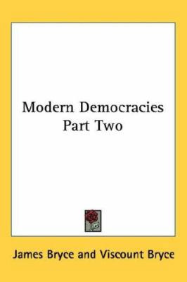 Modern Democracies Part Two 1432626531 Book Cover