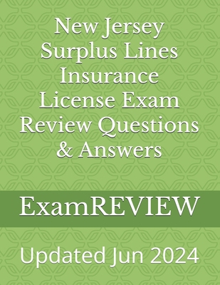 New Jersey Surplus Lines Insurance License Exam... 1491294817 Book Cover