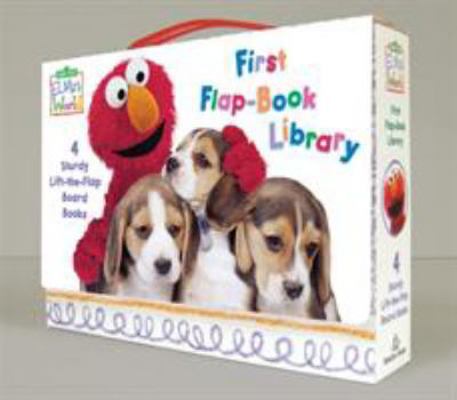 Elmo's World: First Flap-Book Library (Sesame S... 0375845127 Book Cover