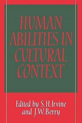 Human Abilities in Cultural Context 0521142113 Book Cover
