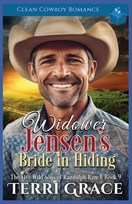 Widower Jensen's Bride in Hiding: Clean Cowboy ... B0CW1CH3Z7 Book Cover