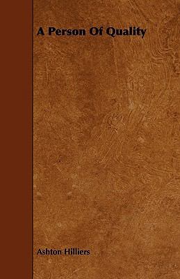 A Person Of Quality 1444690949 Book Cover