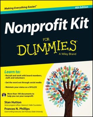 Nonprofit Kit for Dummies [With CDROM] 1118604172 Book Cover