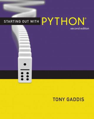 Starting Out With Python 0133086054 Book Cover