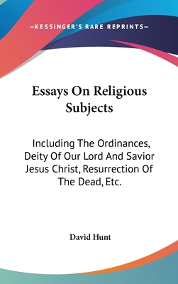 Essays On Religious Subjects: Including The Ord... 0548157499 Book Cover