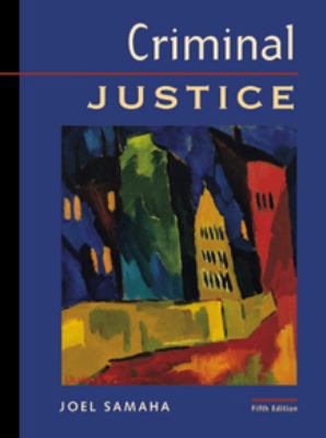 Criminal Justice 0534522645 Book Cover