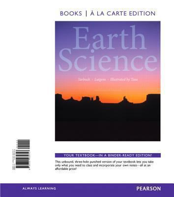 Earth Science, Books a la Carte Edition 0321934725 Book Cover
