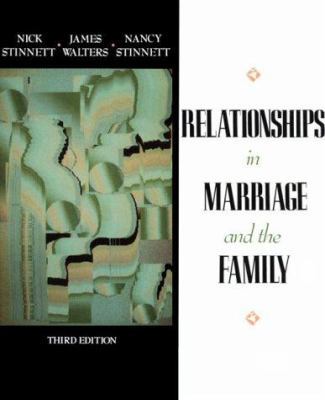 Relationships in Marriage and Family (3rd Edition) 0024175803 Book Cover
