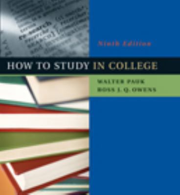 How to Study in College 0618766456 Book Cover