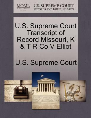 U.S. Supreme Court Transcript of Record Missour... 1270035592 Book Cover