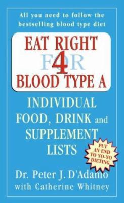 Eat Right for Blood Type a 0141014806 Book Cover