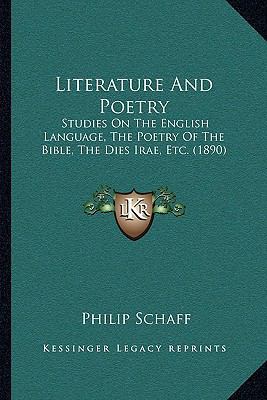 Literature And Poetry: Studies On The English L... 1164945084 Book Cover