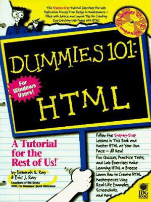Dummies 101: HTML [With *] 0764500325 Book Cover