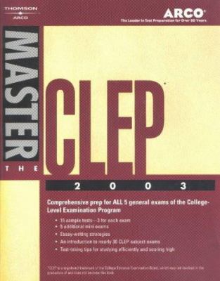 Arco Master the CLEP 2003 0768908876 Book Cover