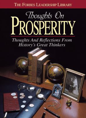 Thoughts on Prosperity: Thoughts and Reflection... 1572431075 Book Cover